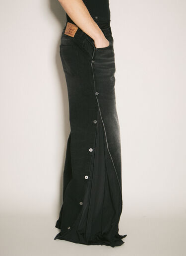Y/Project Collapsed Waist Jeans Black ypr0358016