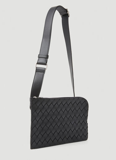 Intreccio Pouch Crossbody Bag Bottega Veneta Intreccio Pouch Crossbody Bag Black bov0153049