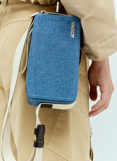 Jacquemus Le Cuerda Horizontal Crossbody Bag Blue jac0156029