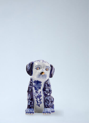 POLSPOTTEN Porcelain Canine Figurine Blue wps0691988