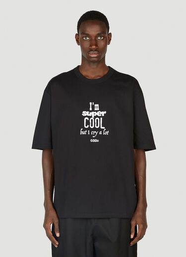Cry T-Shirt 032C Cry T-Shirt Black cee0152010