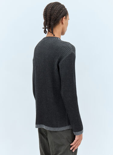 Stone Island Dual-Tone Sweater Black sto0158039