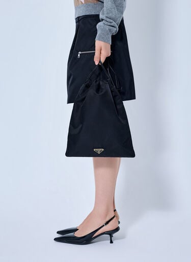 LN-CC® - Prada: Wish Re-Nylon Pouch - Black Prada Wish Re-Nylon Pouch Black pra0266020