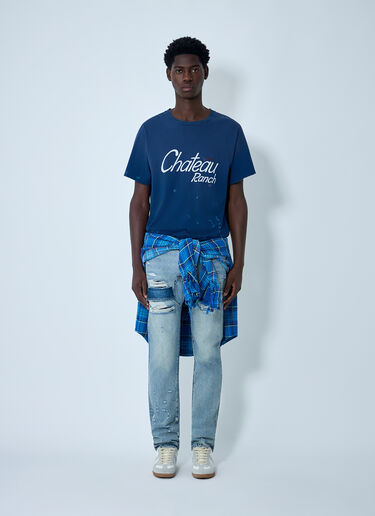 Gallery Dept. Chateau Raunch T-Shirt Navy gdp0160056