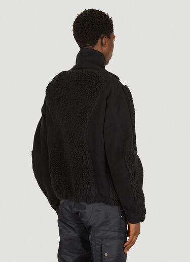 GmbH Panelled Fleece Jacket Black gmb0150016