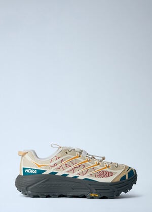 HOKA Mafate Three2 Wordmark Sneakers Cream hok0364011