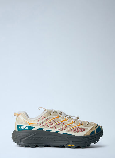HOKA Mafate Three2 Wordmark Sneakers Cream hok0364011