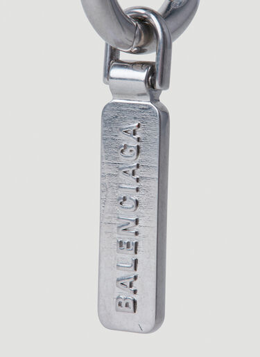 Skate Tag Earrings Balenciaga Skate Tag Earrings Silver bal0251130