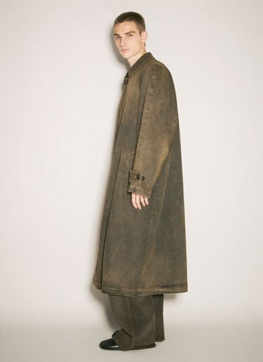 MM6 Maison Margiela 牛仔风衣 棕色 mmm0158001