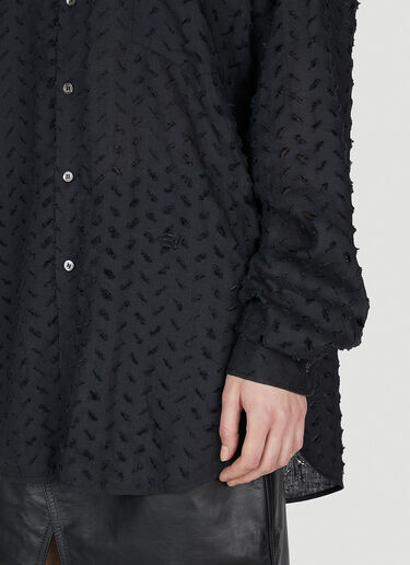 Otis Ripped Shirt Eytys Otis Ripped Shirt Black eyt0352005