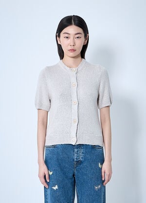 Our Legacy Shrunken Cardigan Beige our0261008