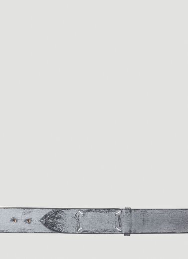 Maison Margiela Signature Stitch Belt Grey mla0151049