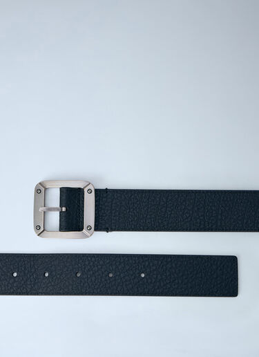 Textured Reversible Leather Belt Acne Studios Textured Reversible Leather Belt Black acn0264063