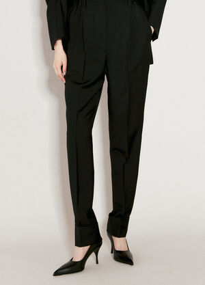 Prada Light Mohair Pants Black pra0256054