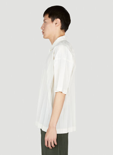 Homme Plissé Issey Miyake Pleated Shirt Beige hmp0153003