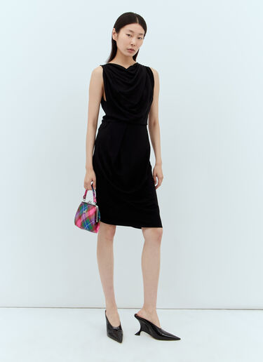 Fond Midi Dress Vivienne Westwood Fond Midi Dress Black vvw0257025