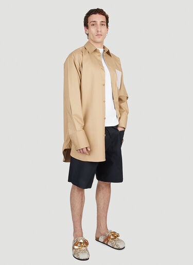 JW Anderson Oversized Shirt Beige jwa0151006