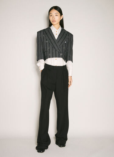Vivienne Westwood Cut-Off Jacket Black vvw0258040