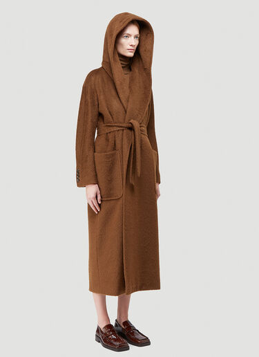 Max Mara Wrap Coat Brown max0242039