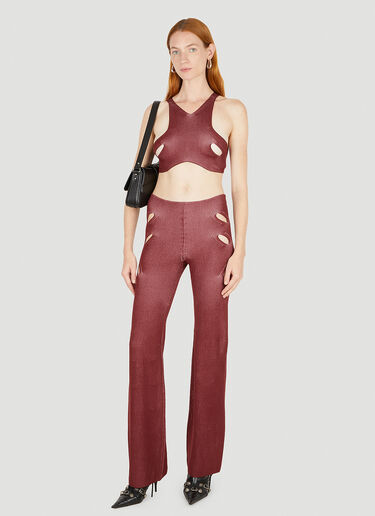 Lock Slit Top Dion Lee Lock Slit Top Red dle0249004