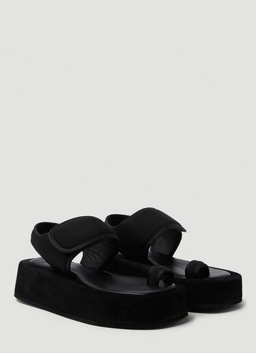 WARDROBE.NYC Flatform Sandal Black war0249006