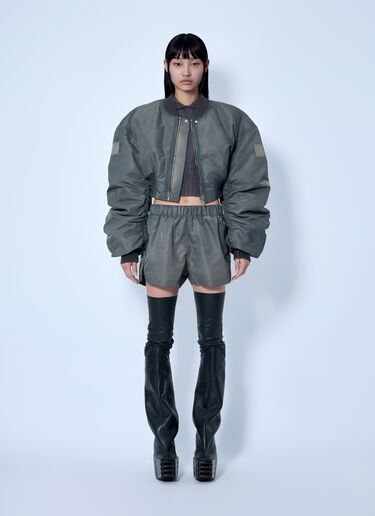 Rick Owens Elasticated Waist Shorts Grey ric0266004