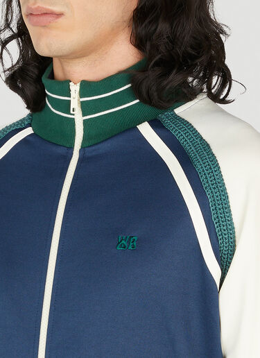 Wales Bonner Colourblock Track Jacket Blue wbn0152001