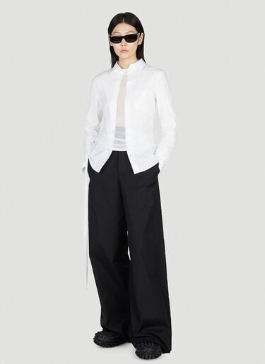 Ann Demeulemeester Betty Shirt White ann0252004