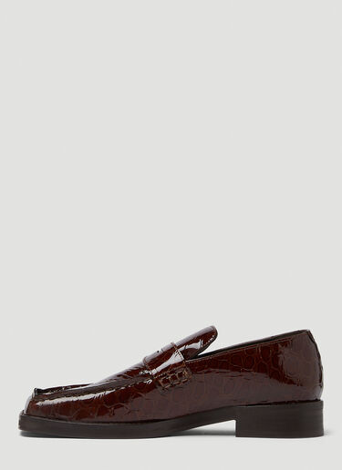 Martine Rose Square Roxy Loafers Brown mtr0142023