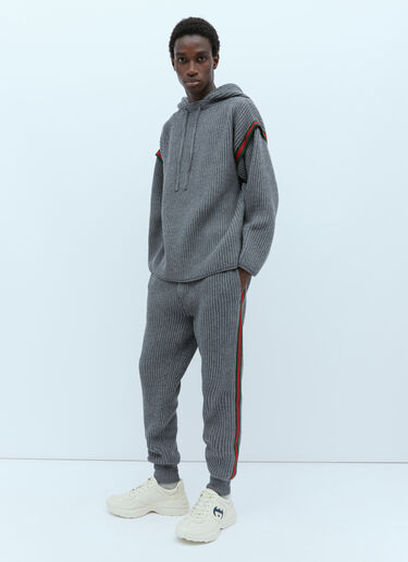 ウールカシミヤパンツ Gucci ウールカシミヤパンツ グレー guc0154007