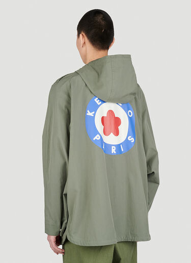 Kenzo 타겟 배트 윙 재킷 그린 knz0154002