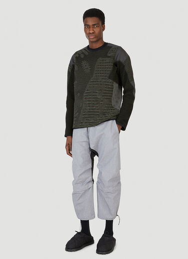 Byborre Weightmap Field Cropped Track Pants Grey byb0146019
