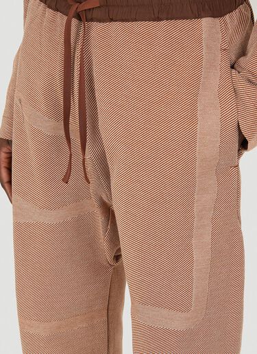 Byborre Graphic Knit Track Pants Brown byb0148010