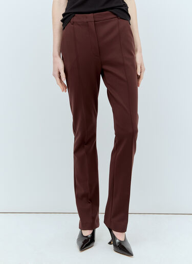 Sportmax Tailored Jersey Pants Brown spx0255003