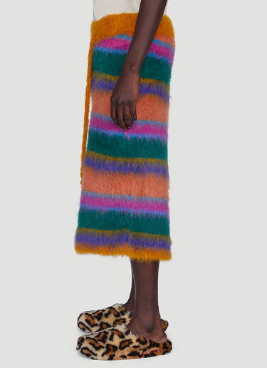 Marni Fuzzy Stripe Hooded Shorts Multicolour mni0149015