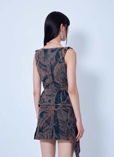 Vivienne Westwood Monday Vest Brown vvw0266006