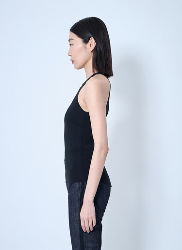 Mugler Cut-Out Tank Top Black mug0259005