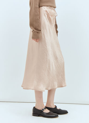Acne Studios Satin Wrap Skirt Beige acn0257016
