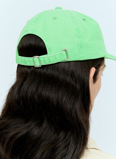 Stüssy Logo Embroidery Baseball Cap Green sts0156027