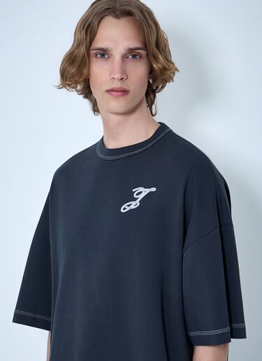Jacquemus Oversized Logo T-Shirt Navy jac0164024