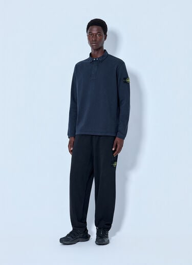 LN-CC® - Stone Island: Elasticated Track Pants - Black Stone Island Elasticated Track Pants Black sto0165078