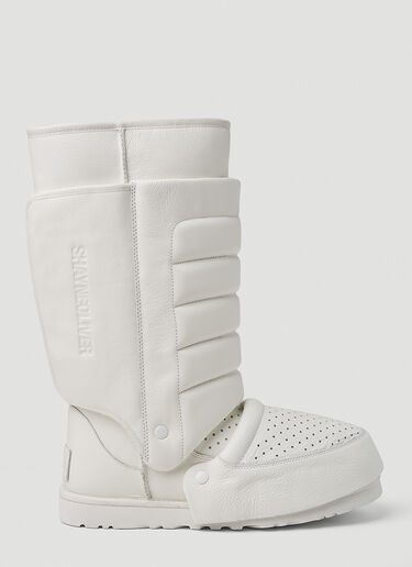 UGG x Shayne Oliver Armourite Greaves Tall Boots White ugo0351004