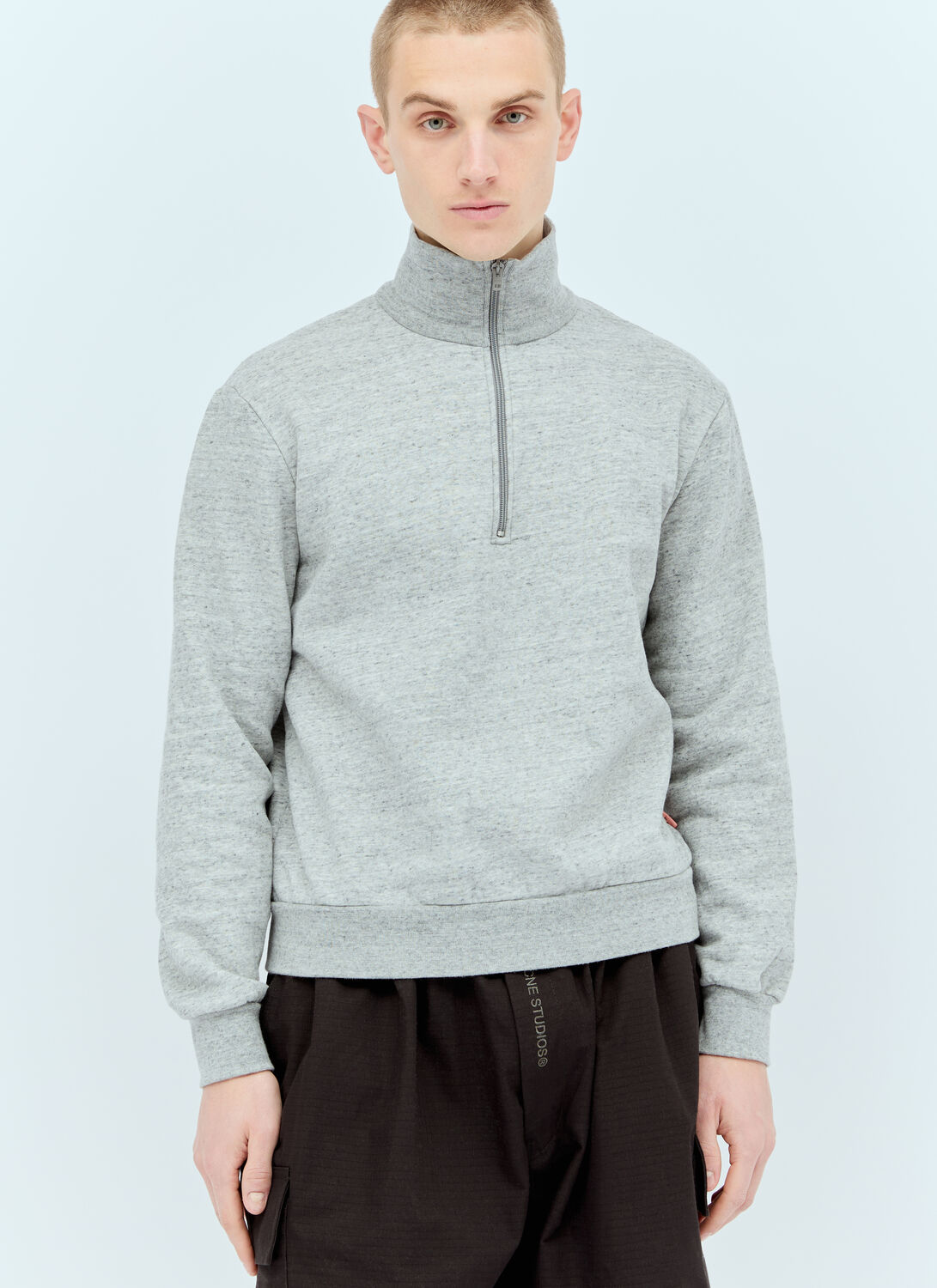 ACNE STUDIOS HALF-ZIP SWEATSHIRT 