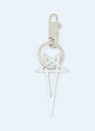 Rick Owens 펜타그램 열쇠고리 실버 ric0157032