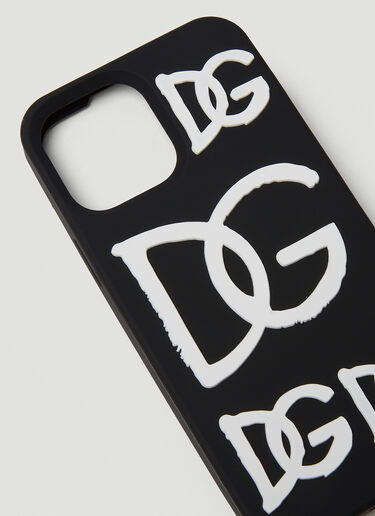 Dolce & Gabbana 3D Logo iPhone 13 Pro Max Phone Case Black dol0149031