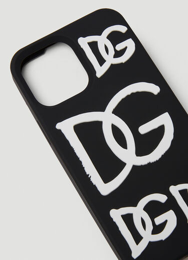 Dolce & Gabbana [3D] 로고 iPhone 13 폰 케이스 블랙 dol0149031