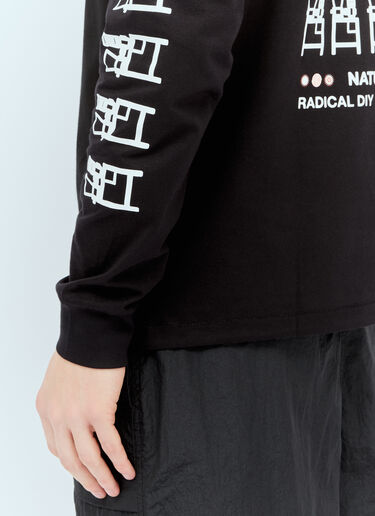 Space Available ラジカルリサイクルTシャツ  ブラック spa0356016
