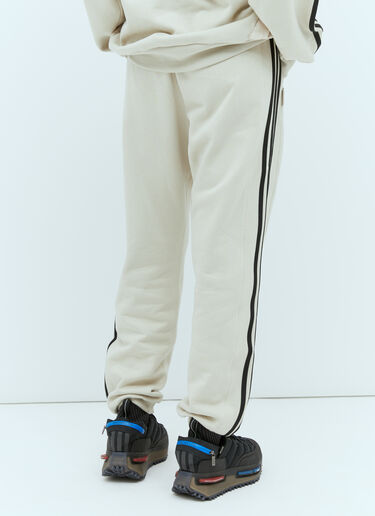 로고 아플리케 트랙 팬츠 Moncler x adidas Originals 로고 아플리케 트랙 팬츠 아이보리 mad0354005