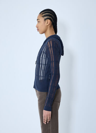 Our Legacy Compact Hooded Cardigan Blue our0260018