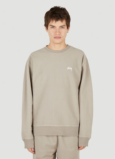 Stüssy Stock Logo Sweatshirt Beige sts0152017